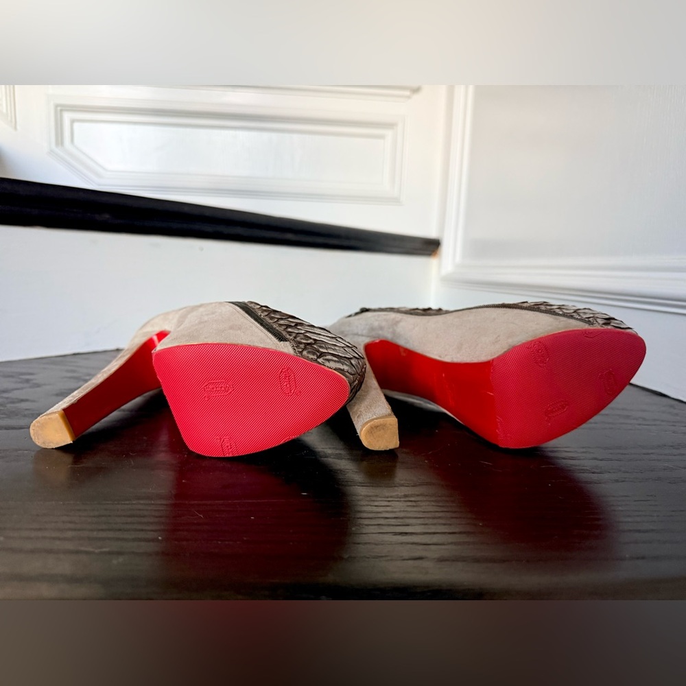 Christian Louboutin Python Proposte / Veau Ankle … - image 3